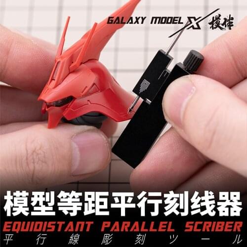GALAXY Tool T14A02 Equidistant Parallel Scriber Gundam Military Transformation Cutting Scrbing Tool Auxiliary Model Making Tools