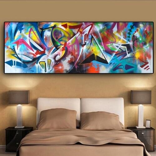 Canvas Paintings Colorful Graffiti Oil Abstract Prints for Wall Art Picture for Living Room Modern Home Decor Posters and Prints