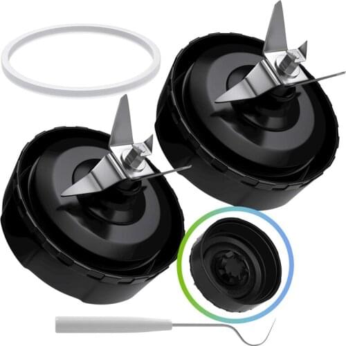 6 Fins Extractor Blade Assembly with Rubber Gasket Fits for Ninja 16Oz Cups Replacement Parts for Nurti Ninja Blenders