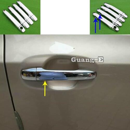 Car Body Sticker Frame Lamp Trim ABS Chrome Door Handle Molding Armrest Handrail Parts For Toyota Sienna 2018 2019 2020 2021