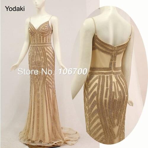 New Arrival Mermaid Prom Dresses Sweetheart Spagetti Straps Bling Crystal Beading Blue Black White Long Evening Gowns 2018 JB966