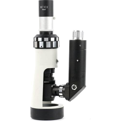 Portable 100X-400X Monocular Mini Microscope Metallographic Microscope Polarizer Lab Instruments Handheld Biology Microscope