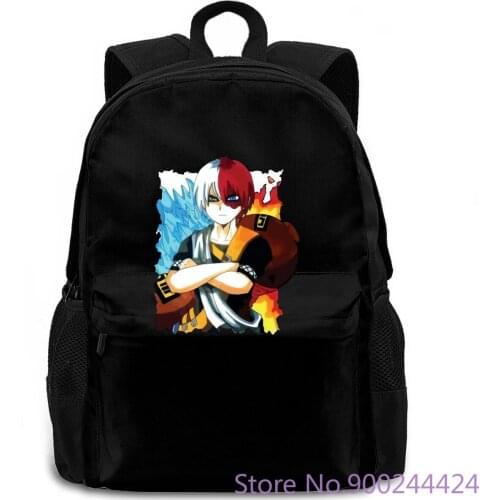 Shoto Todoroki Shouto Todoroki and Gaara - Style nage women men backpack laptop travel school adult student