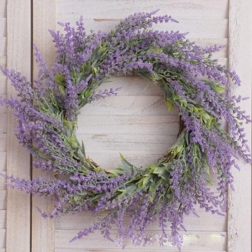 Hanging Wreath Artificial Wreath Front Door Fall Wreath Thanksgiving Garland For Halloween Christmas Party Wedding Decoration