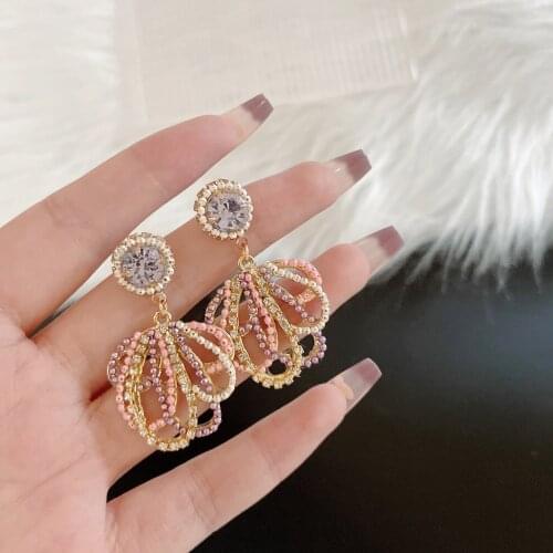 Earrings for women with rhinestones crystal jewelry earring