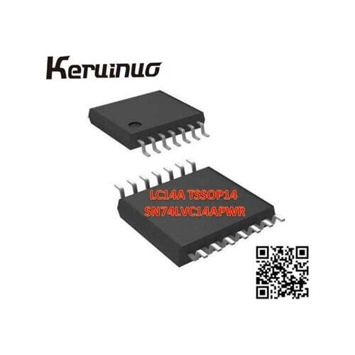 100pcs/Lot LC14A SN74LVC14APWR SN74LVC14A 74LVC14A LC14A Inverter Schmitt Trigger 6-Element CMOS 14-Pin TSSOP T/R