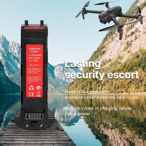 GIFI Power 11.4V 4200mAh Battery For Hubsan H117S Zino GPS RC Drone Quadcopter Spare Parts Intelligent Flight Battery R