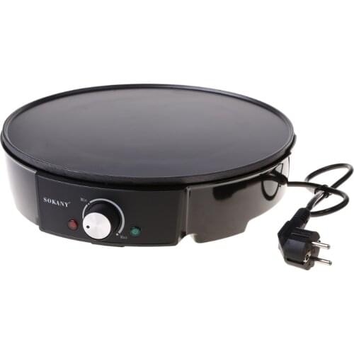 Household Electric Non-stick Baking Pan Small Pancake Maker Machine EU Plug Portable Pancake Pan Electric Crepe Maker Baking