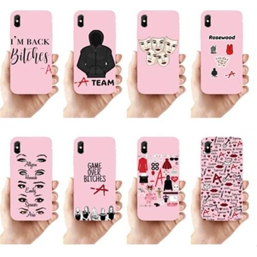 Pretty Little Liars PLL TV Show TPU soft silicone phone case for iphone 11 pro max 8 7 6 6 s Plus X XS MAX XR 5S SE PINK cover