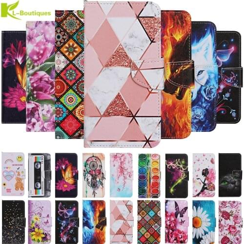 Xiomi Redmi 8A 7A Cartoon Pattern Case Coque on for Xiaomi Redmi Note 8 Pro Note8T 8 T Cases Magnetic Wallet Flip Leather Cover