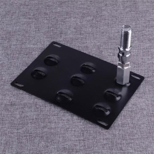 Black Metal Front Bumper Tow Hook License Plate Mounting Holder Bracket Fit for Mazda 3 6 CX5PY 2016 2017 2018 2019 Accessories