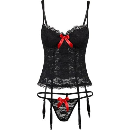 Hot Sell Sexy Lingerie Women Top Underwear Set Sexy Erotic Lingerie Lace Sleepwear Erotic Sleepwear Plus Size M L XL XXL 3XL 4XL