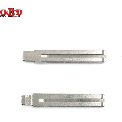 HKOBDII 10 pcs/lot Metal Blank Uncut Flip KD Remote Key Blade Type 13# for Hyundai IX35 for Toyota Crown