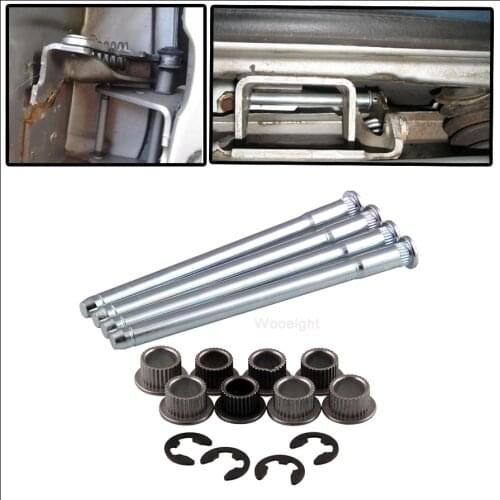 Wooeight 1 Set Pin Door Hinge Detent and Bushing Repair Kits fit for Chevrolet GMC full-foot truck and SUV 1988 1989 1990-2002