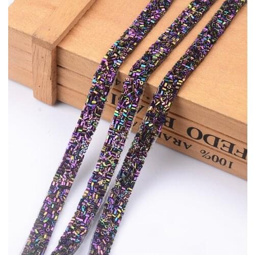 4Meters Beaded Lace Trim Rhinestones Appliques Sewing On Iron on Hotfix Wedding Dress Belt Sashes DIY Bridal Accessory Supplies