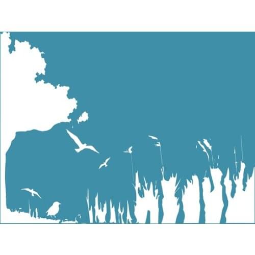 CraftersCompanion summer plastic color layering stencil of ink painting,stamp stencil art supplies template drawing