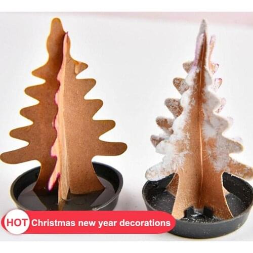 Magic Growing up Paper Christmas Tree Party Decoration DIY Desktop Ornament Christmas Decor