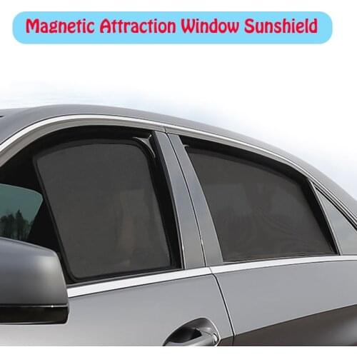 Magnetic Attraction Window Sunshield Curtain Visors Protective Mesh Sunshade Guaze Cover For Toyota Fortuner 2006~2016 2017~2020