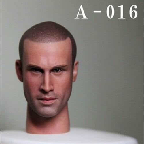 1/6 Scale Male Soldie A-16 Resin Head Sculpt Action Figure For 12''Action Figure Body DIY Accessory