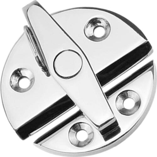 Marine Hardware Boat Accessories 316 Stainless Steel Boat Door Cabinet Latch Round Turn Button Twist Catch Latch Ship Yacht Hot