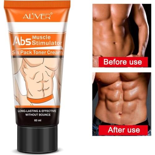 Mens Abdominal Muscle Cream Anti-Fat Weight Loss Fat Burning Body Firming Strengthening Abdominal Muscles Tightening Abdomen