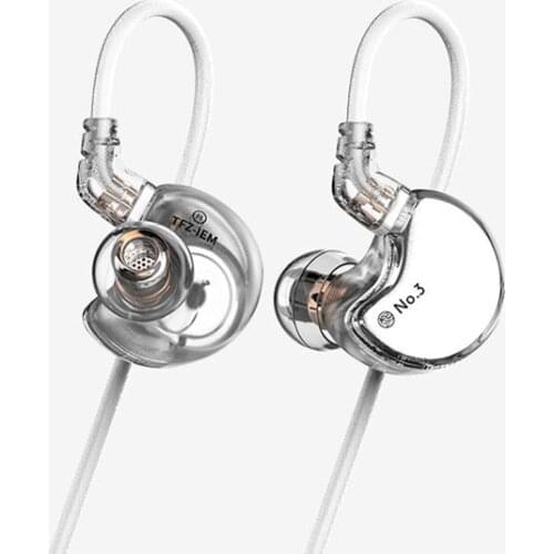 TFZ/No.3 Third Generation Unit Professional HIFI Monitor In-Ear Earphones,3.5mm Wired Earphone coustic Driver 2pin 0.78mm