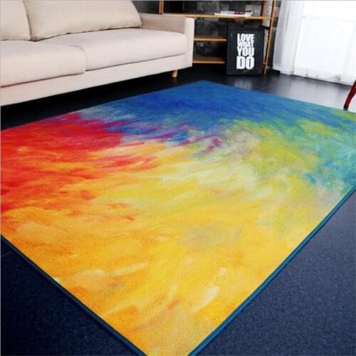 New Modern Soft Nylon Colorful Large Carpets For Living Room Bedroom Kid Room Rugs Home Carpet Floor Door Mat Fashion Area Rug