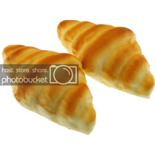 Gresorth 2 PCS Fake Cake Artificial Sea Snail Bread Decoration Model Kitchen Toy