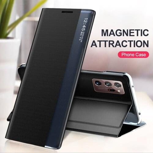 Leather Magnetic Smart Flip case for Samsung note 20 ultra Case For samsung galaxy note20 ultra note 20ultra not 20 Stand cover