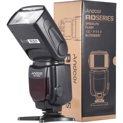 Andoer AD-960II On-camera Flash Speedlite Flashlight GN54 Universal Flash Light LCD Display for Nikon Canon Pentax DSLR Cameras
