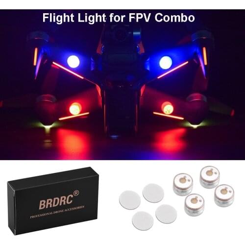 Universal Night Flight Light for DJI FPV Combo/Mavic Air 2/Mini 2/Mavic 2 Pro/Zoom/Phantom 3/4 Drone LED Light Accessories
