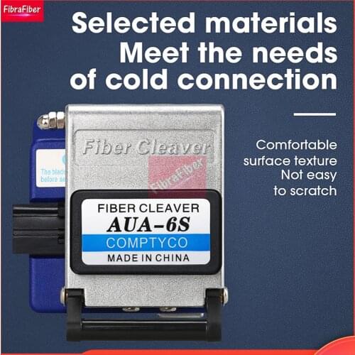 High Precision Fiber cleaver AUA-6S Cable Cutting Knife FTTT Fiber Optic Knife Tools cutter Cleavers and match 16 surface blade