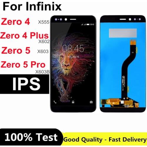 For Infinix Zero 4 X555 LCD Zero 4 Plus 5 Pro X602 X603 X603B Display Touch Screen Digitizer Complete Assembly
