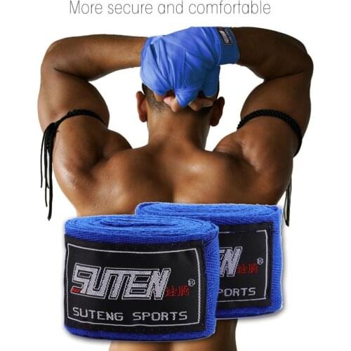 Boxing Straps 2.5 Meter Long Adults 1 Pair Elastic Hand Wraps Boxing Training Cotton Hand Protection Straps Practise Bandage New
