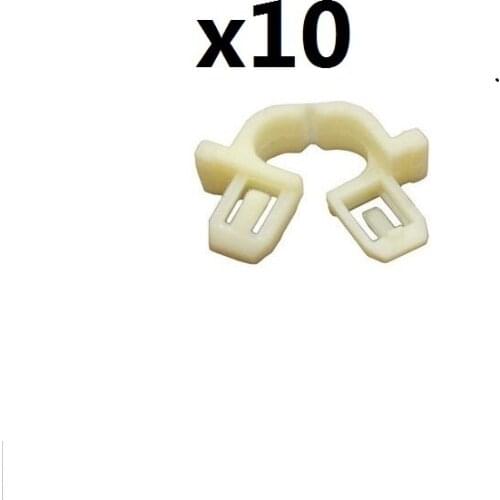 10pcs Nylon Fit For Honda Acura #90652-SB2-023 Windshield Washer Rivet Retainer Clip