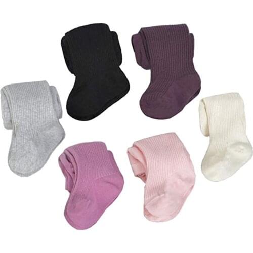 6 Pairs Winter Striped pantyhose of Baby Girls (0 – 3T)