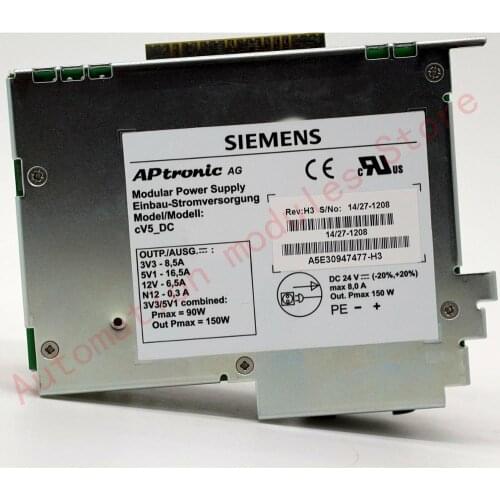 A5E30947477-H4 PCU 50 PSU - 24 V DC (150W) A5E30947477H4 Original Brand New 1 Year Warranty