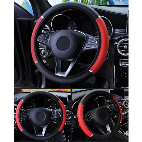 Auto Steering Wheel Cover Universal Interior 37-38CM Replacement Parts