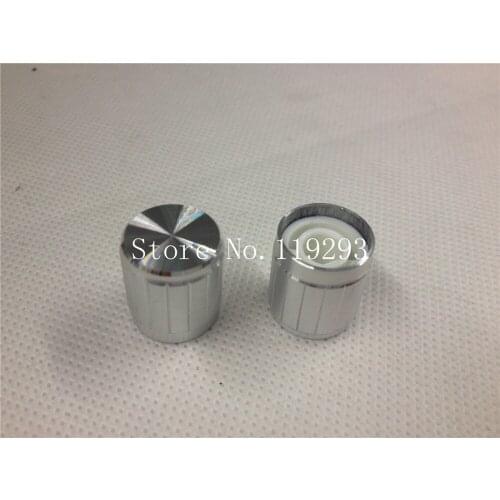 [BELLA]Shelf workmanship aluminum knob & 15MM * 16 Silver ( half shaft hole Dshaft ) potentiometer knob--100PCS/LOT