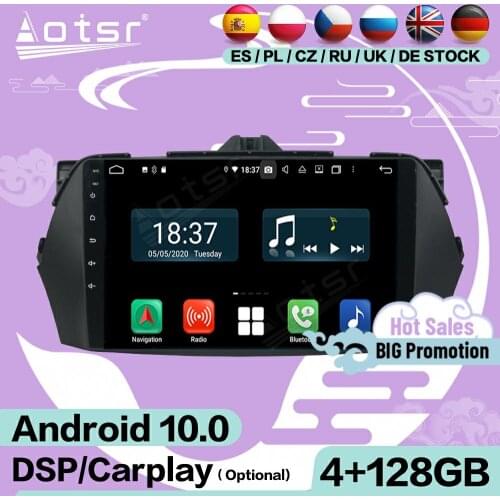 Carplay Multimedia Stereo Android 10 For Suzuki Ciaz 2013 2014 2015 2016 2017 GPS Navigation Auto Audio Radio Receiver Head Unit