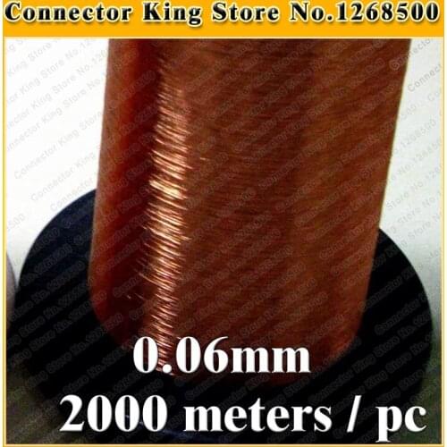 ChengHaoRan 0.06mm 2000 meters Copper Wire/Polyurethane enameled wire QA-1-155