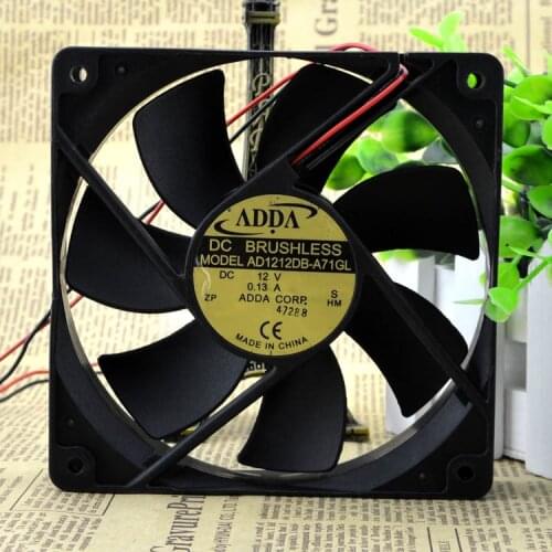 For ADDA 12025 AD1212HB-A71GL 12V 0.37A 12CM power supply chassis fan