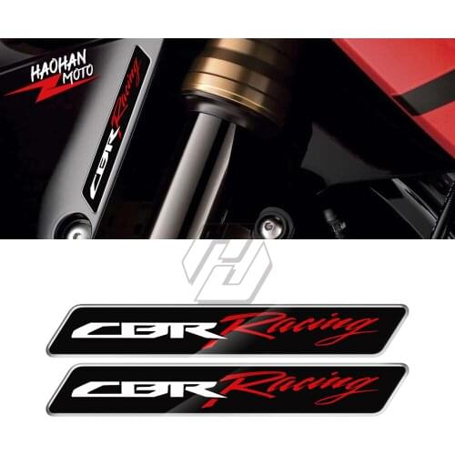 For Honda CBR 150R 250R 300R 600F 600RR 900RR 1000RR 1100XX 3D Resin Motorcycle Sticker CBR Racing