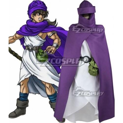 Dragon Quest V: Hand of the Heavenly Bride Protagonist Shujinko Hero Abel Luca Ryuka Madason Outfit Game Cosplay Costume E001