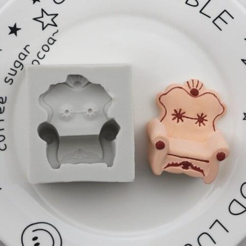 European-style Sofa Silicone Mold Manual Glue Mold Fondant Cake Mold DIY Baking Chocolate Silicon Mold