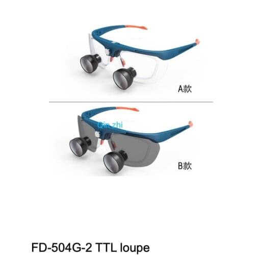 FD-504G-TTL fixed dental magnifying glass with different pupil distances