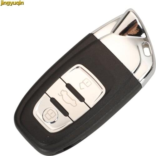 Jingyuqin 5pcs Remote Car Key Fob Shell For Lamborghini Original 3 Buttons Keyless Entry Case with Word