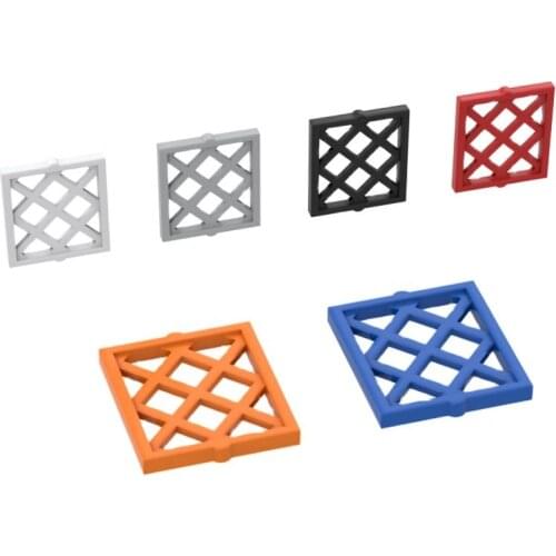 10PCS Building Blocks 38320 1x2x2 Grid Window High-Tech Bricks Assembles Particles DIY Assembly Parts Education Toy For Children