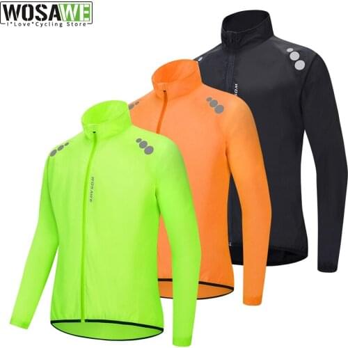 Men Cycling Jacket Reflective Windproof Waterproof Mountain Bike MTB Wind Coat Running Riding Bicycle Windbreaker