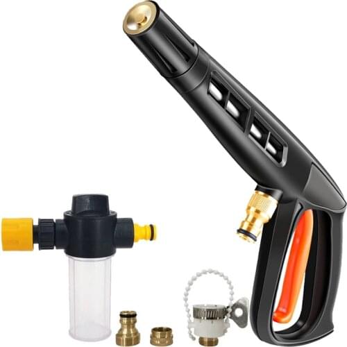 New Long Rod High Pressure Water Gun Sprayer Car Wash Foam Spray Gun Garden Watering Nozzle Cleaning Tool Hose Spray Gun